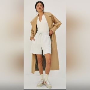 AGOLDE Ultra High-Rise boxer lounge shorts